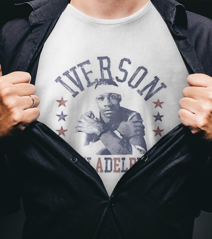 Iverson Philadelphia 76ers NBA Stars T-Shirt