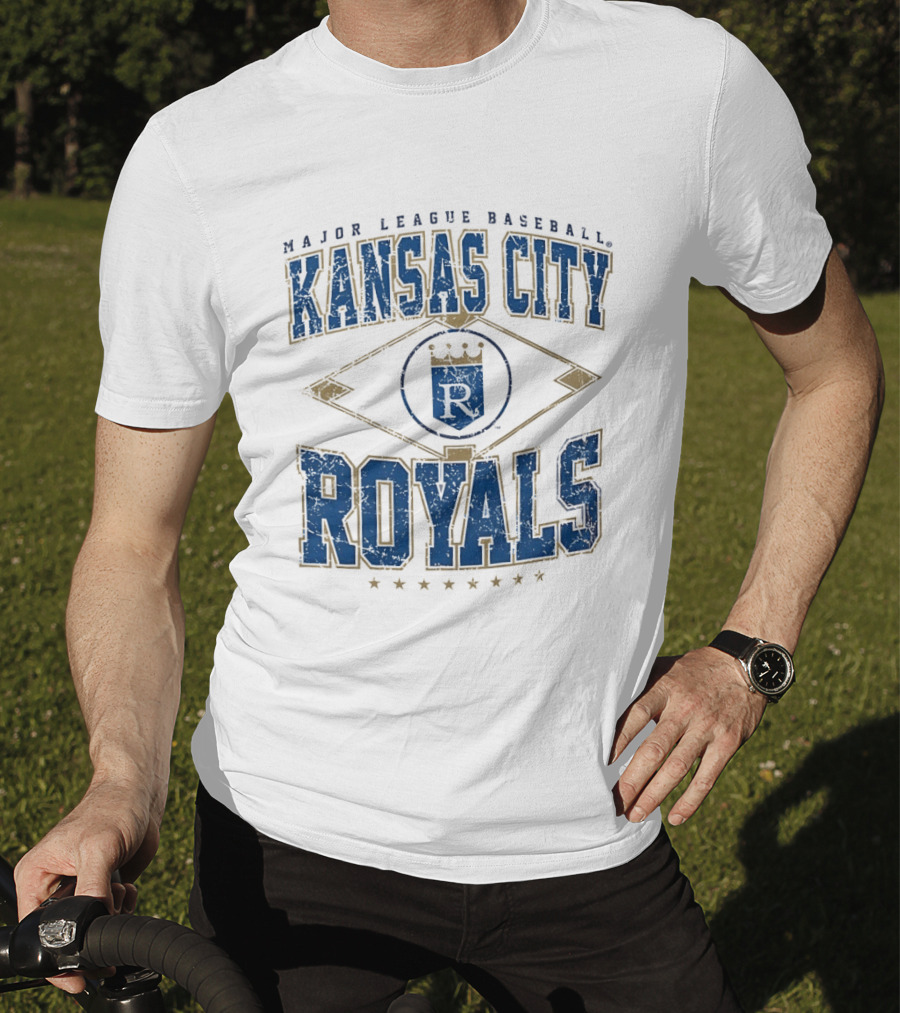 Kansas City Royals Major League Baseball Cooperstown Vintage Diamond T-Shirt