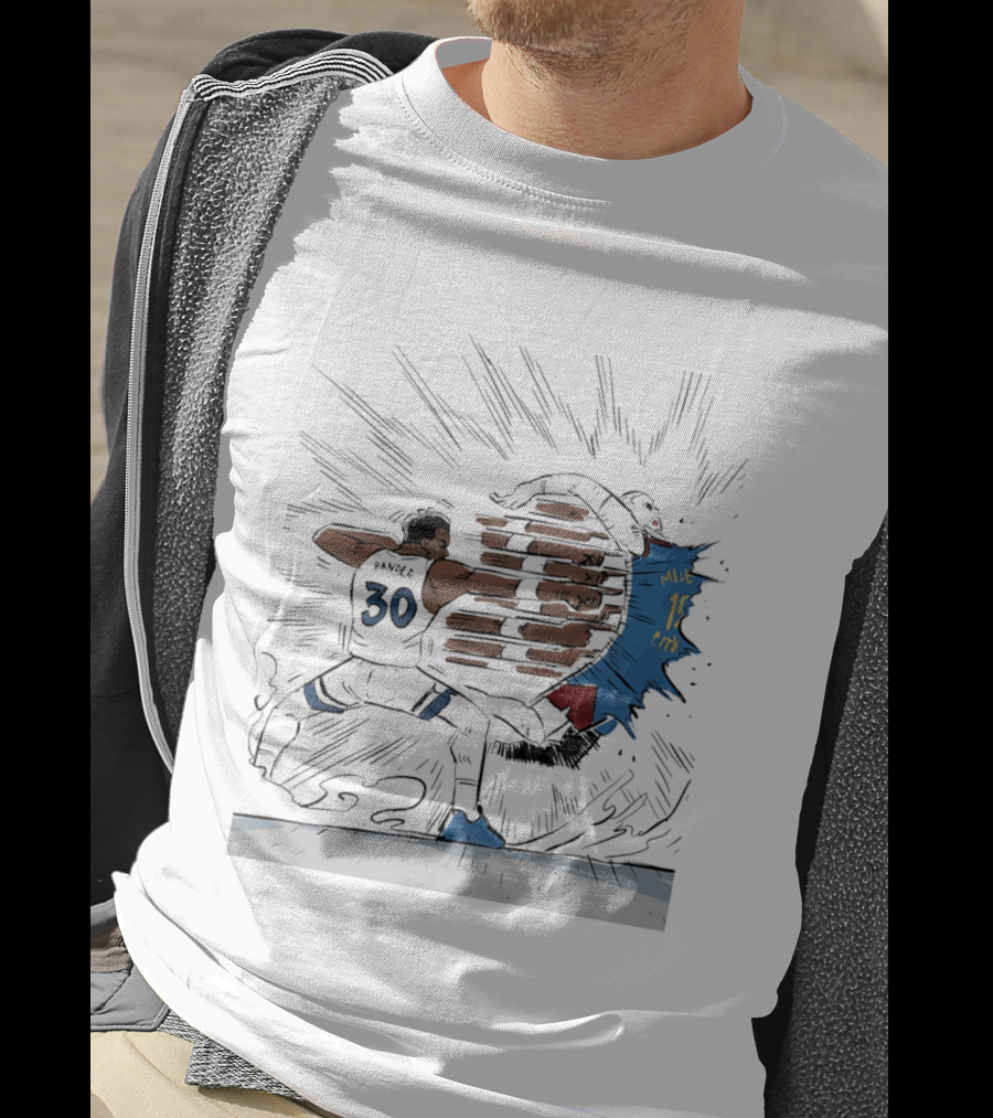 Randle Timberwolves Vs Jokic Nuggets Comic Style Slam Dunk Action T-Shirt