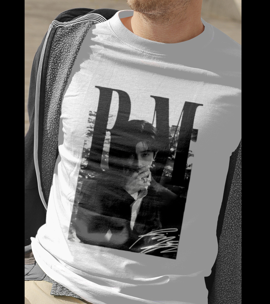 RM Namjoon BTS Arirang World Tour 2026 Signature Black And White T-Shirt