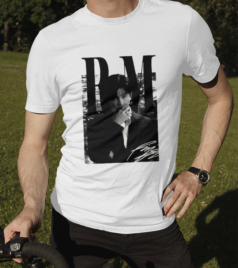 RM Namjoon BTS Arirang World Tour 2026 Signature Black And White T-Shirt