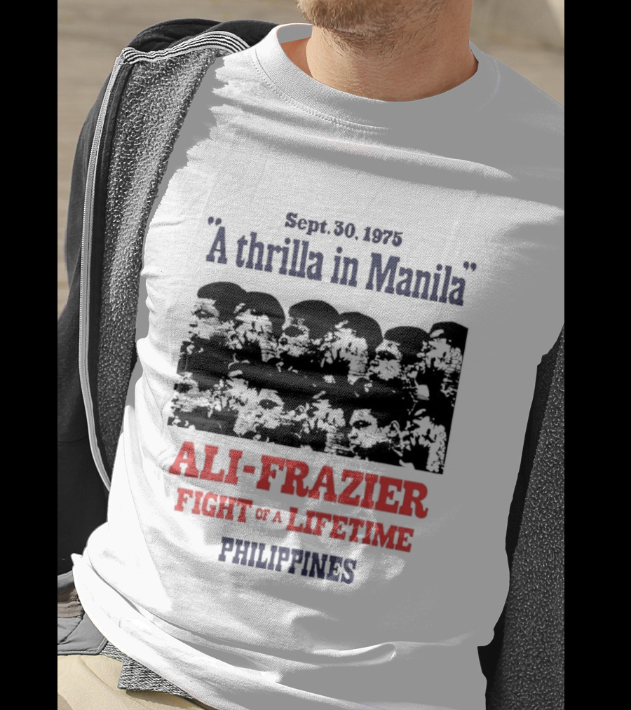 Rumble In The Jungle Ali Frazier Fight Of A Lifetime Philippines T-Shirt