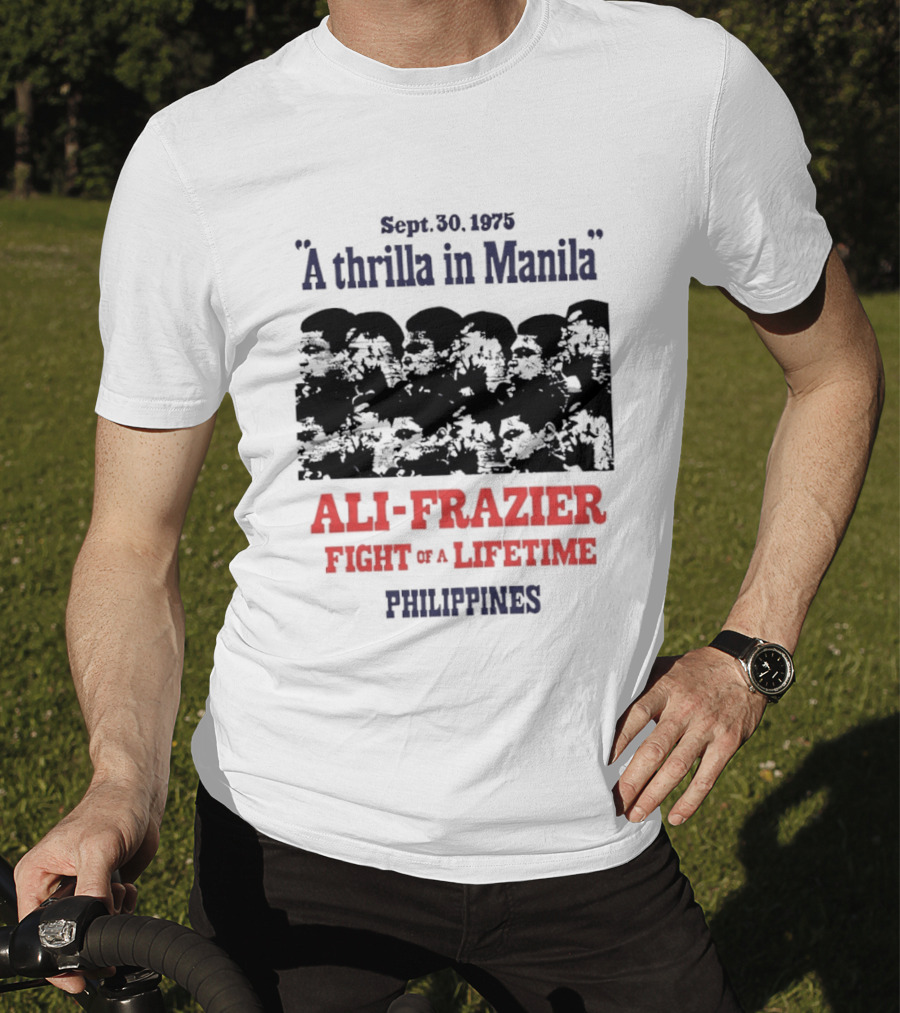 Rumble In The Jungle Ali Frazier Fight Of A Lifetime Philippines T-Shirt