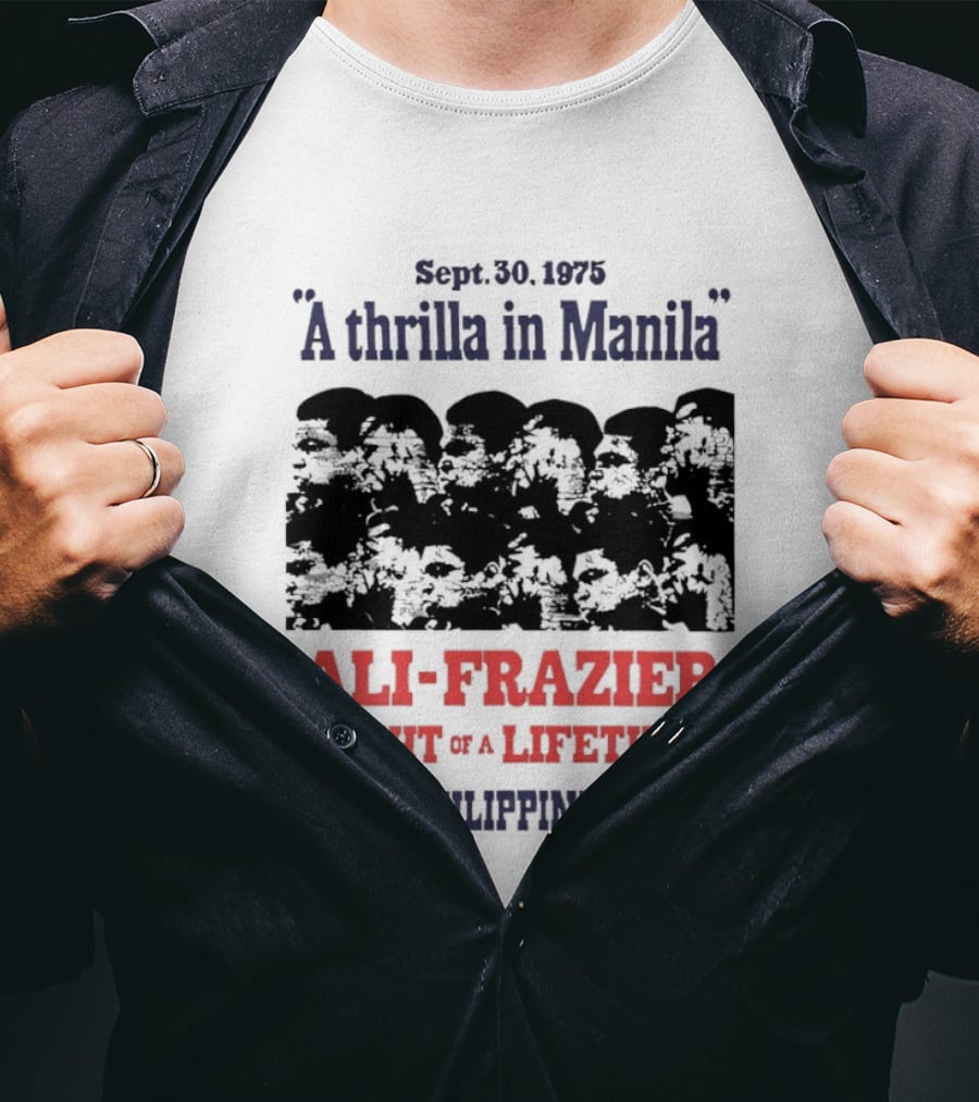 Rumble In The Jungle Ali Frazier Fight Of A Lifetime Philippines T-Shirt