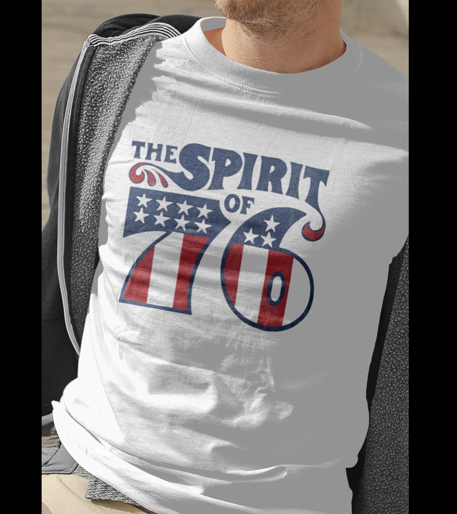 The Spirit Of 76 American Flag Stars And Stripes T-Shirt