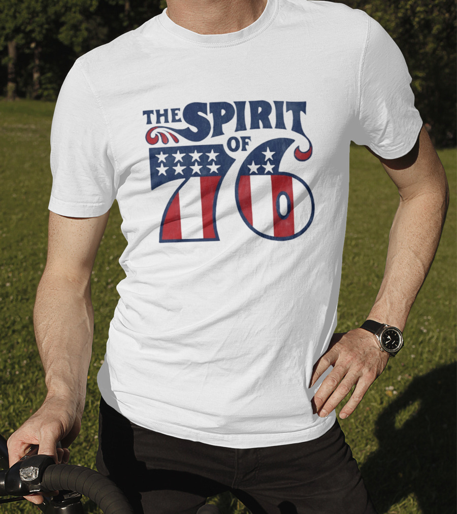 The Spirit Of 76 American Flag Stars And Stripes T-Shirt