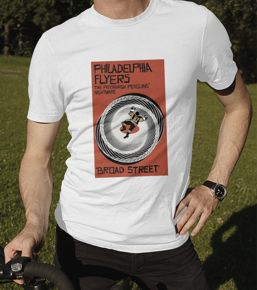 Philadelphia Flyers Broad Street Rivalry The Pittsburgh Penguins Nightmare T-Shirt