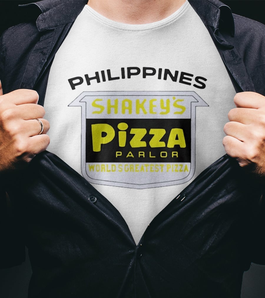 Philippines Shakey's Pizza Parlor World's Greatest Pizza T-Shirt