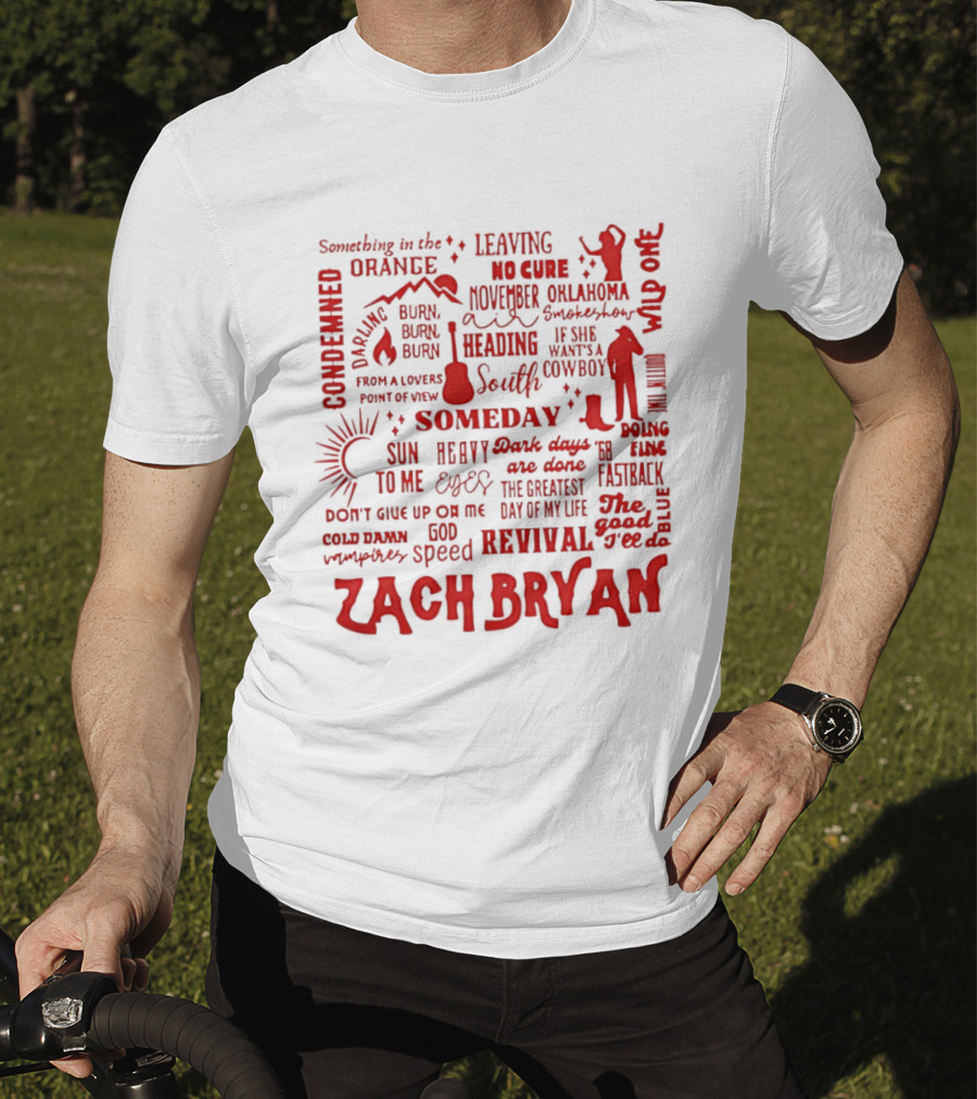 Zach Bryan Louisville Cardinals Heaven Tour 2026 Someday The Good I'll Do Revival Festive Cowboy Spirit T-Shirt