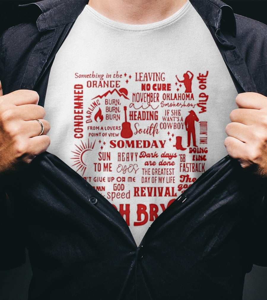Zach Bryan Louisville Cardinals Heaven Tour 2026 Someday The Good I'll Do Revival Festive Cowboy Spirit T-Shirt