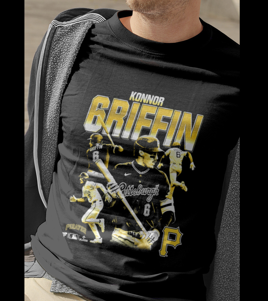 Pittsburgh Konnor Griffin 2026 Player Collage With Pirates T-Shirt