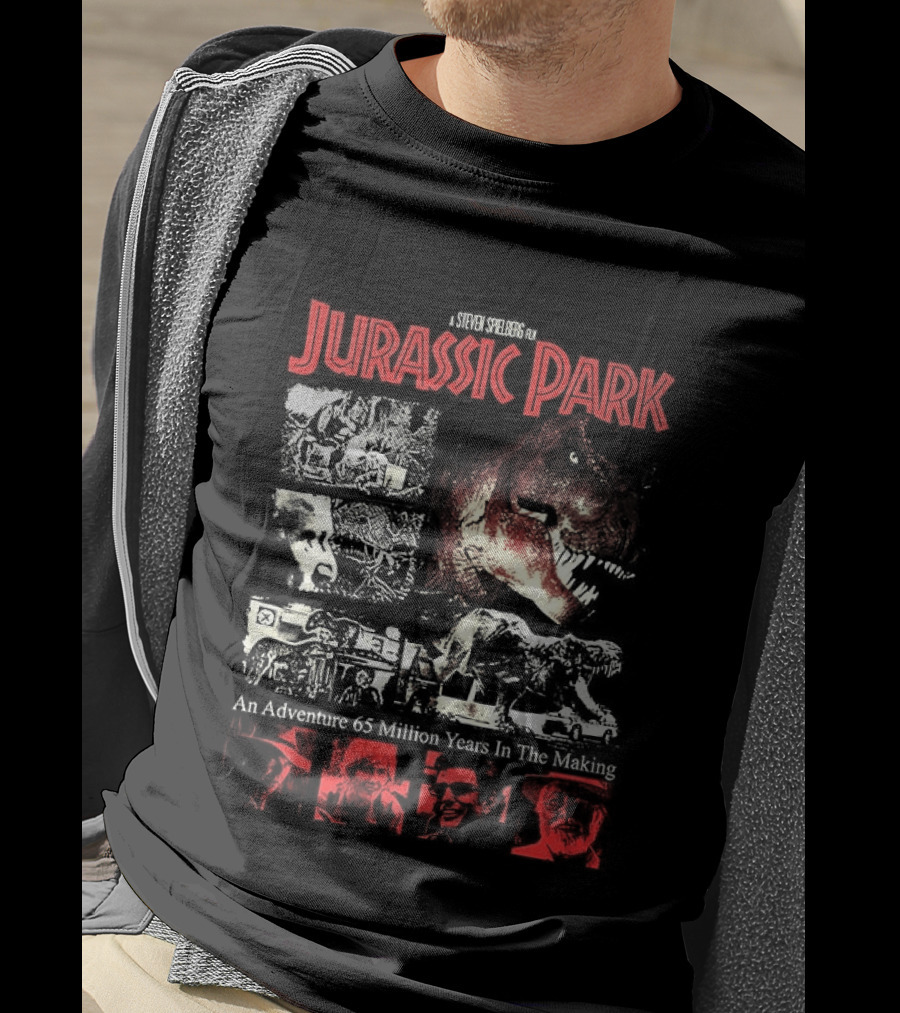 Jurassic Park Adventure 65 Million Years In The Making 1993 T-Shirt