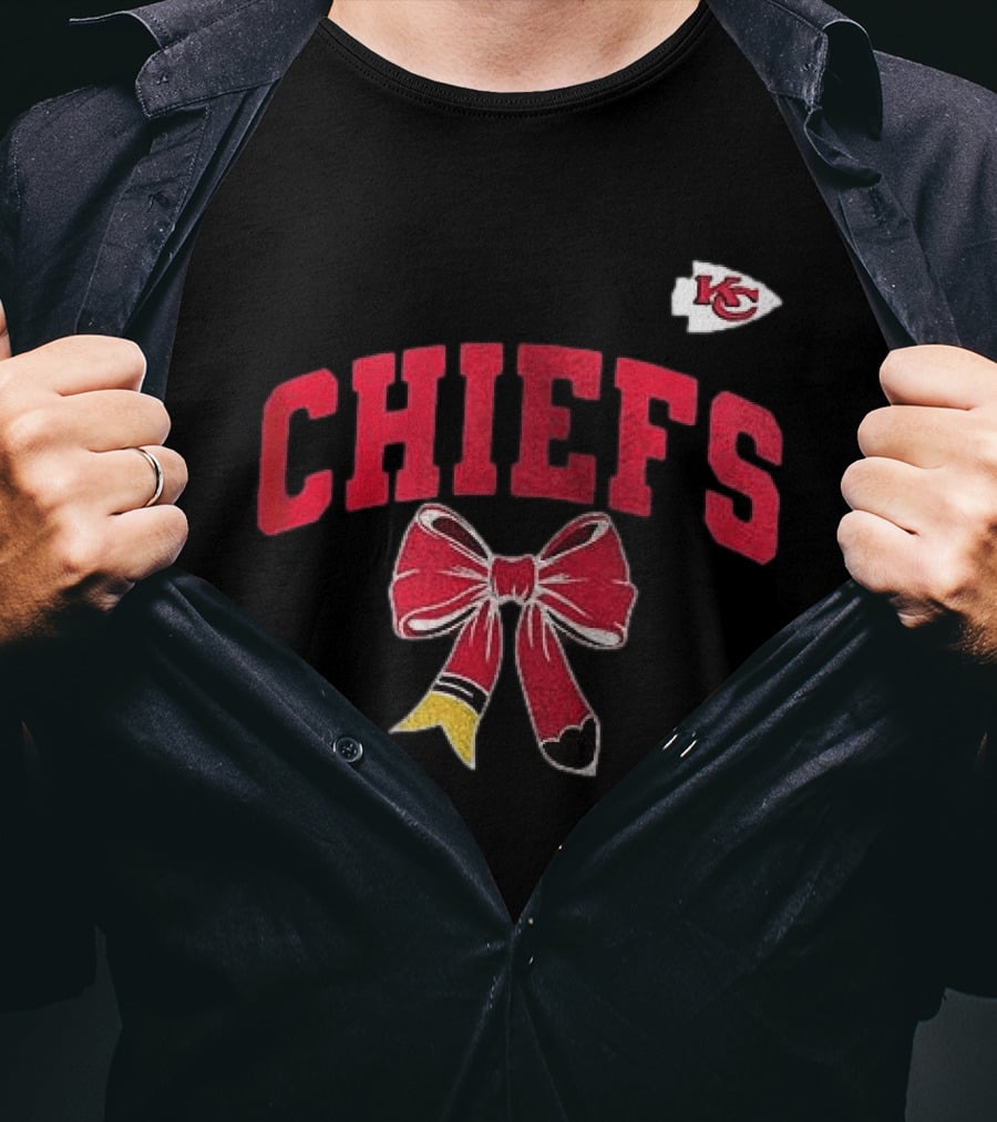 Kansas City Chiefs Retired Teacher Lover Ribbon T-Shirt