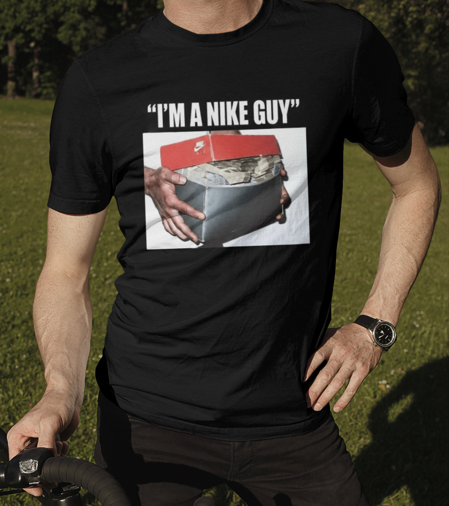 LeBron James Nike Air Cash Sneaker Box T-Shirt