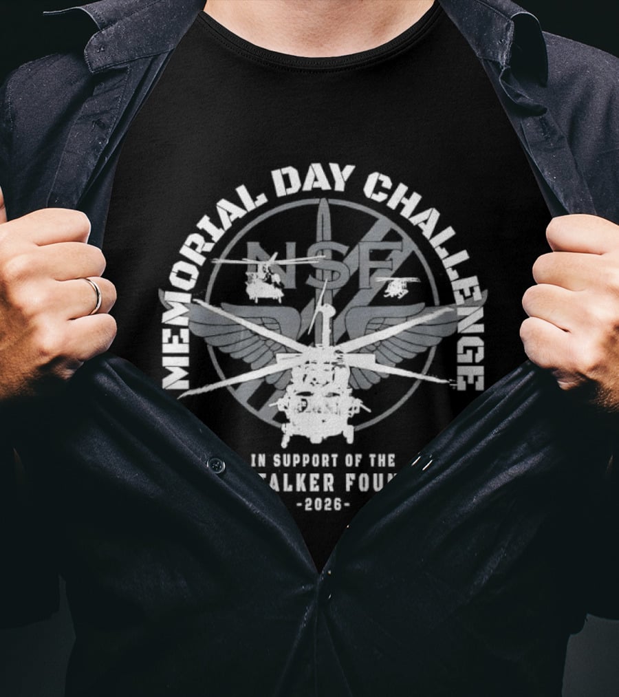 Memorial Day Challenge Support Night Stalker Foundation 2026 T-Shirt