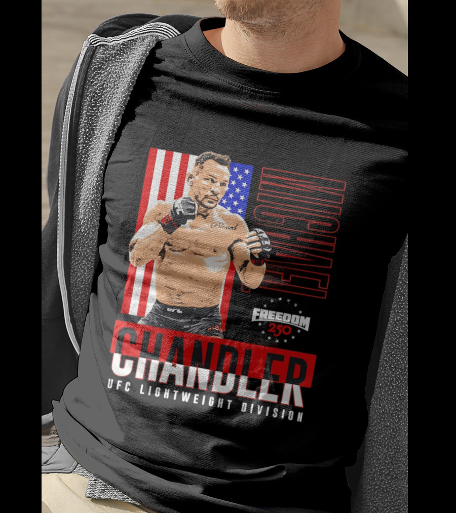Michael Chandler UFC 250 Blessed American Flag T-Shirt