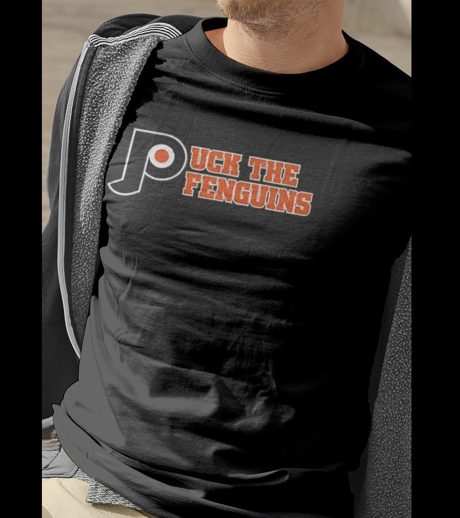 Philadelphia Flyers Puck The Fenguins T-Shirt