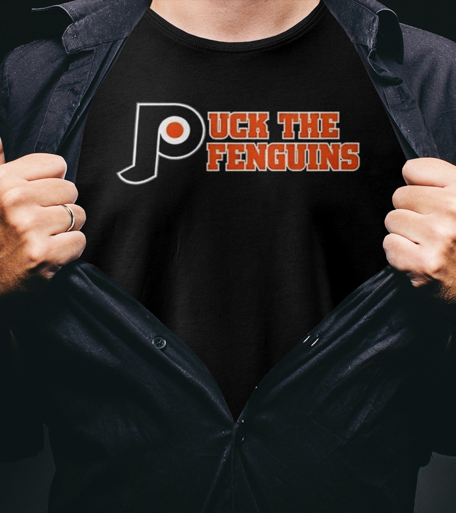 Philadelphia Flyers Puck The Fenguins T-Shirt