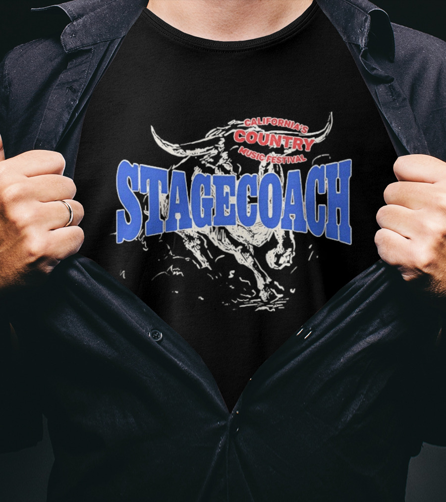 Stagecoach California's Country Music Festival 2026 Indio By The Horns Sand T-Shirt