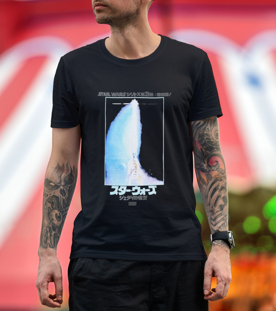 Kith X Star Wars Japanese Return Of The Jedi Philip Lipschutz Replica T-Shirt