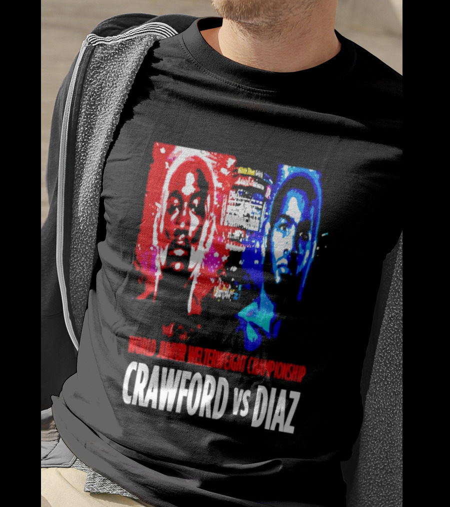 Crawford Vs Diaz World Junior Welterweight Championship Boxing T-Shirt