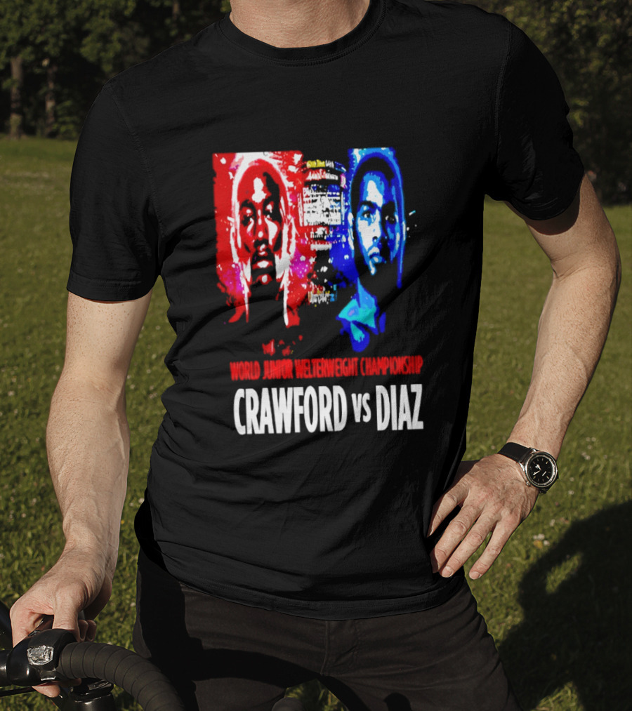 Crawford Vs Diaz World Junior Welterweight Championship Boxing T-Shirt