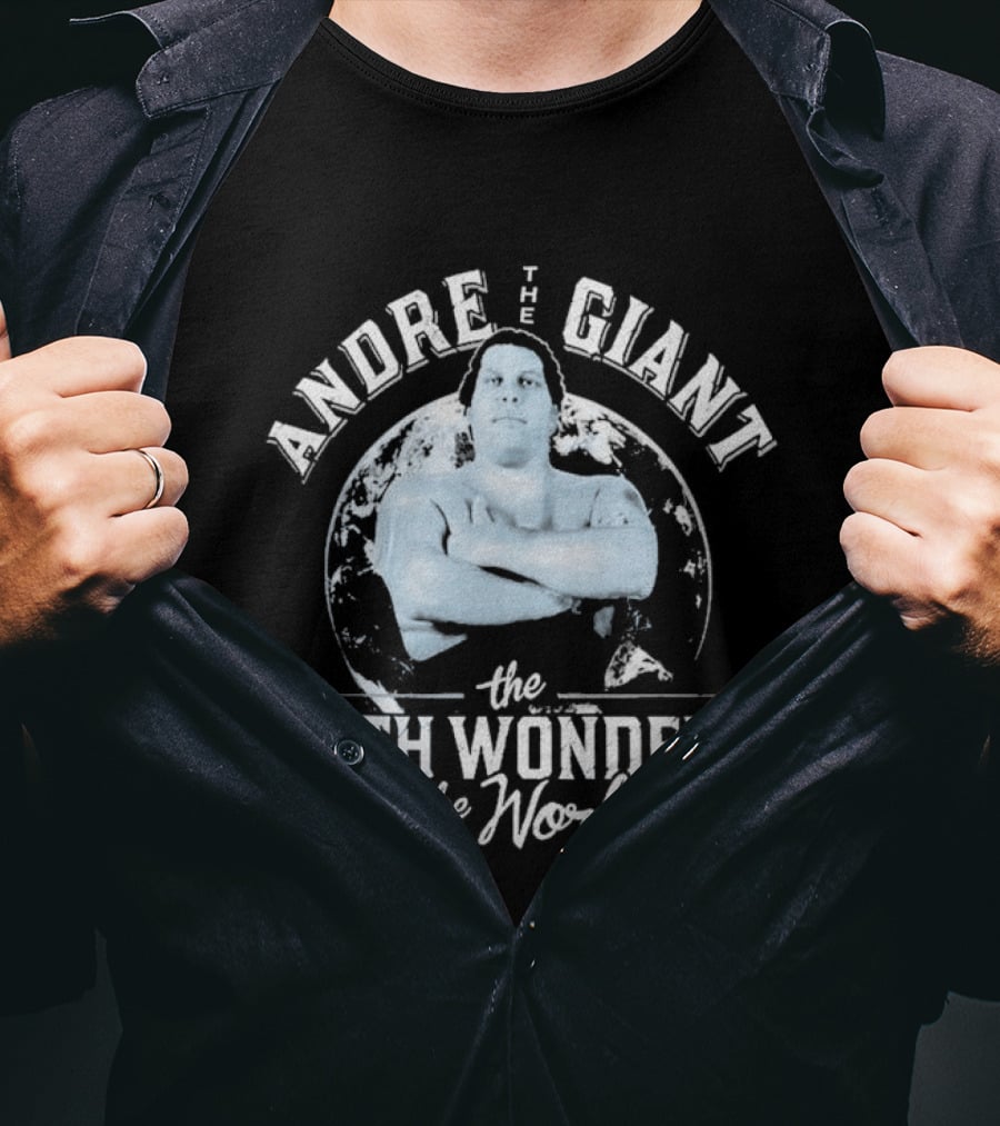 Andre The Giant The 8th Wonder Of The World WrestleMania WWE Hulk Hogan T-Shirt