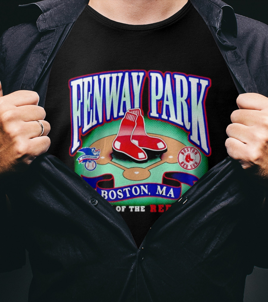 Boston Red Sox Fenway Park Boston MA Home Of The Red Sox American League 2026 T-Shirt