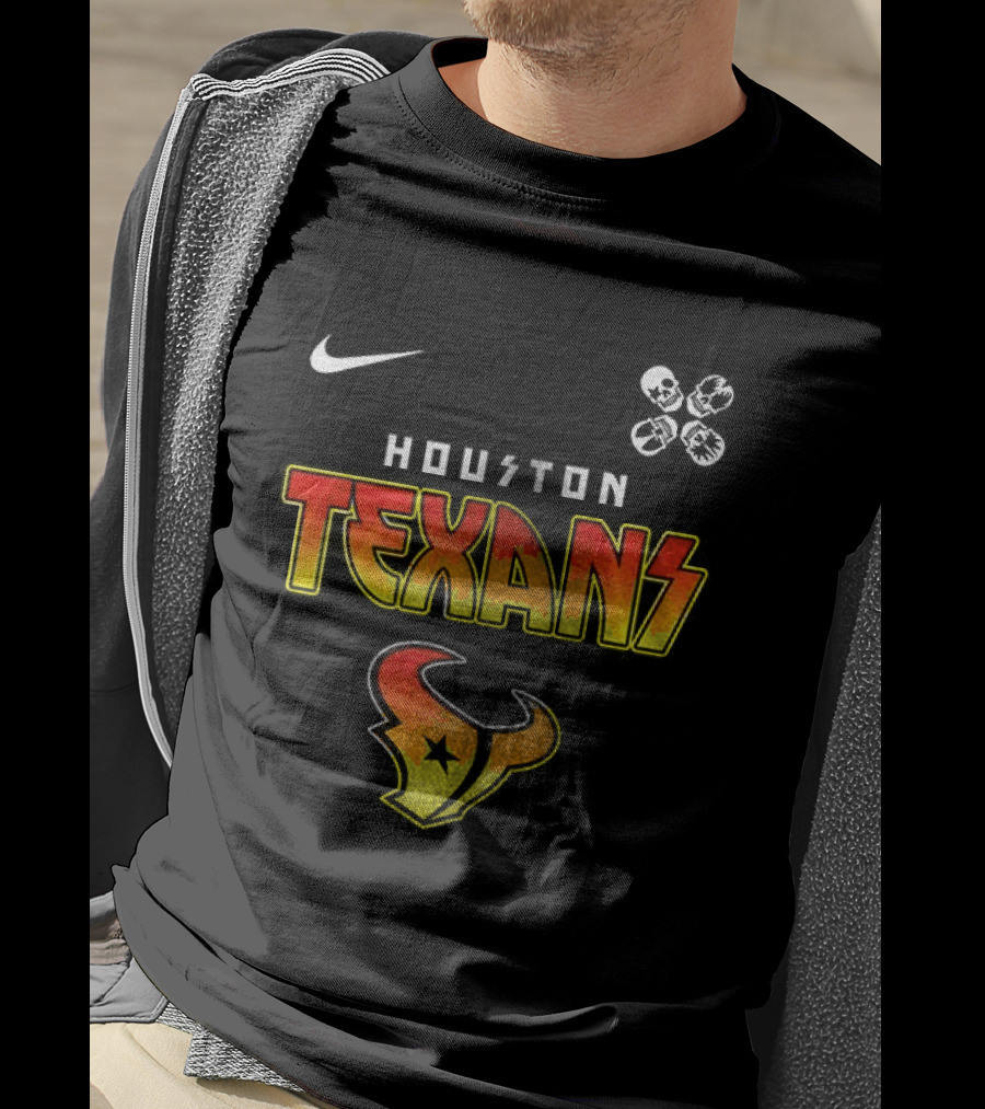 Houston Texans Rock And Roll All Nite Abbey Road Nike NFL Football Merchandising T-Shirt