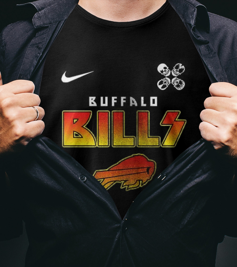 Buffalo Bills Rock And Roll All Nite Abbey Road T-Shirt