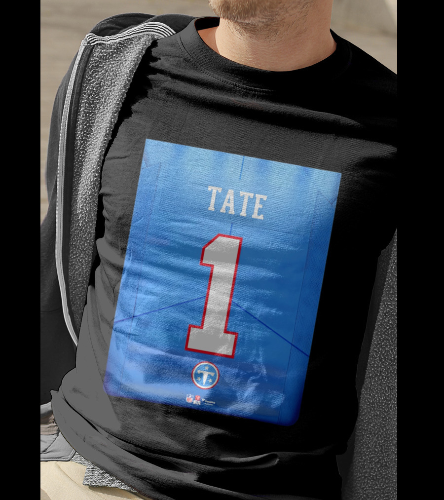 Carnell Tate 1 Jersey Tennessee Titans NFL 2026 Draft T-Shirt