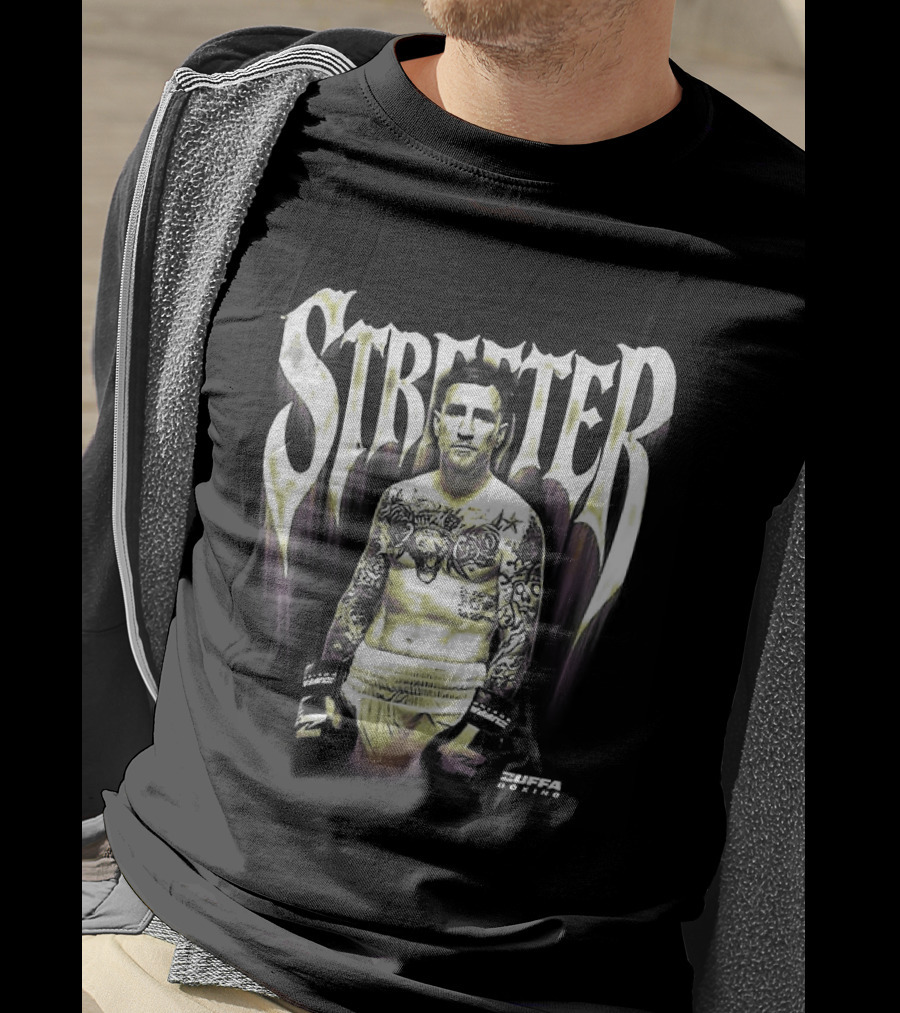 Casey Streeter Zuffa Boxing Fighter Pose Name T-Shirt