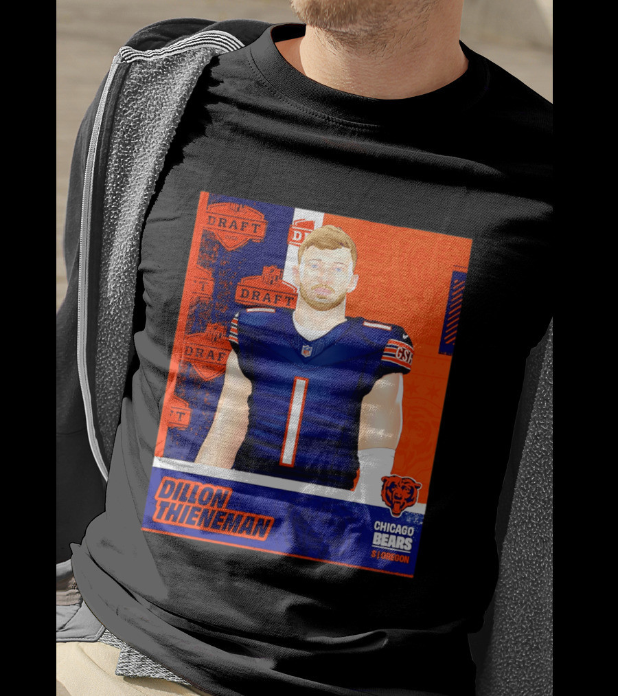 NFL 2026 Draft Chicago Bears Dillon Thieneman Oregon T-Shirt
