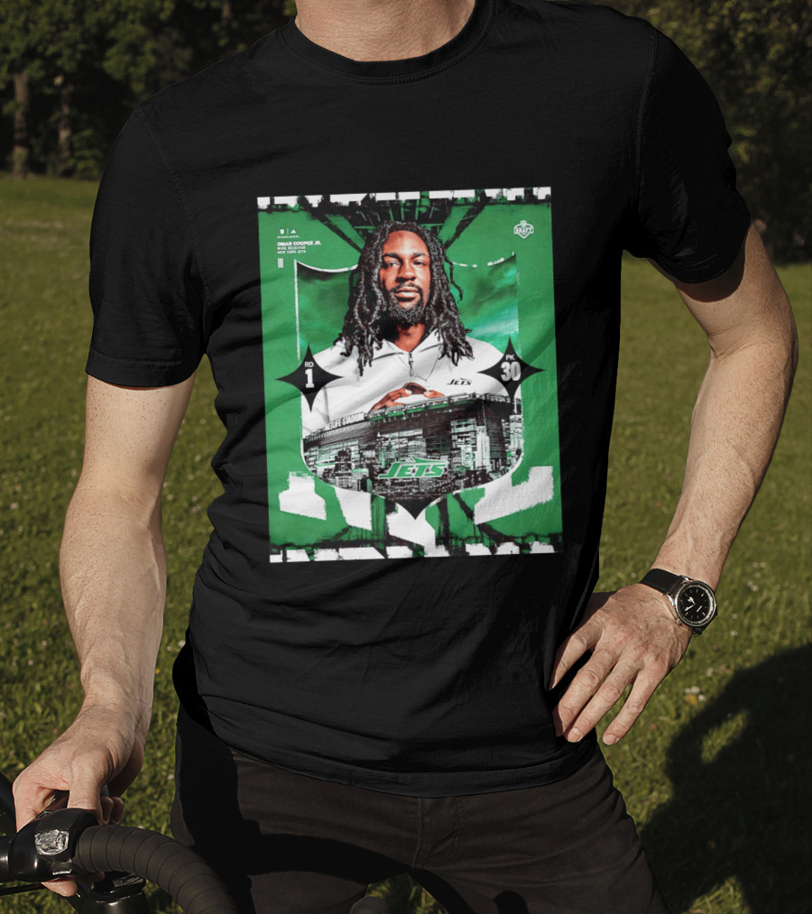 Omar Cooper Jr. Wide Receiver New York Jets 2026 Draft Pick 1 MetLife Stadium T-Shirt