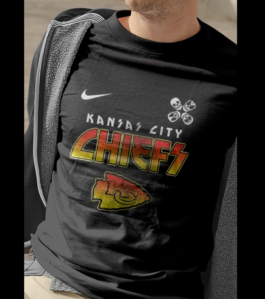Kansas City Chiefs Rock And Roll All Nite Abbey Road T-Shirt