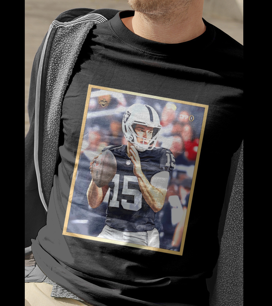 Fernando Mendoza 15 Las Vegas Raiders CFP Draft 2026 T-Shirt