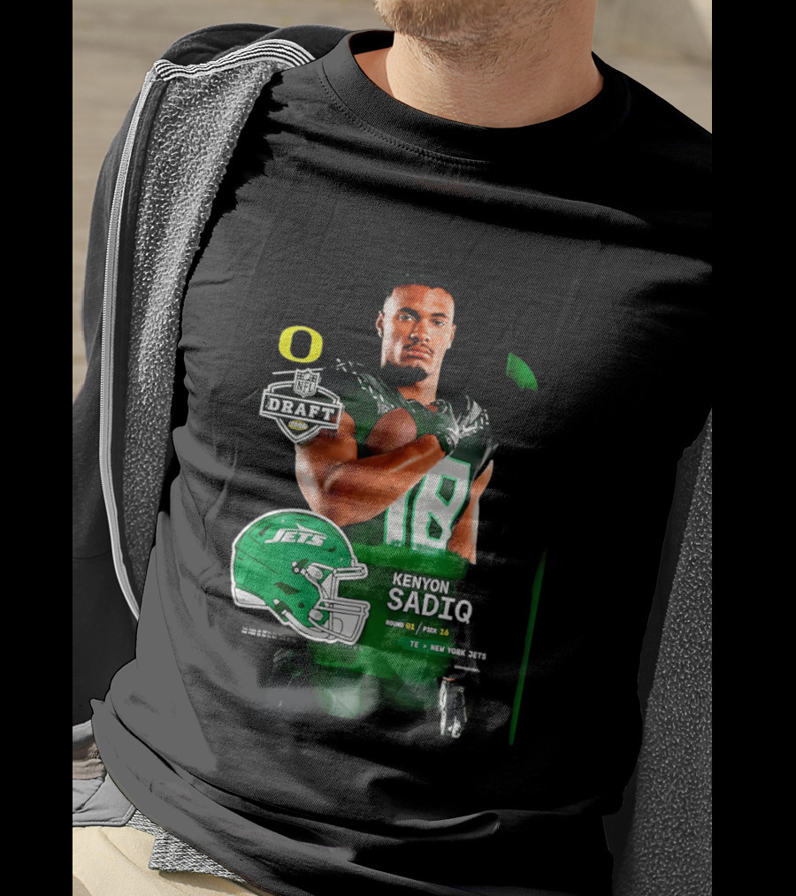 Kenyon Sadiq 2026 NFL Draft Round 1 Pick 16 New York Jets T-Shirt