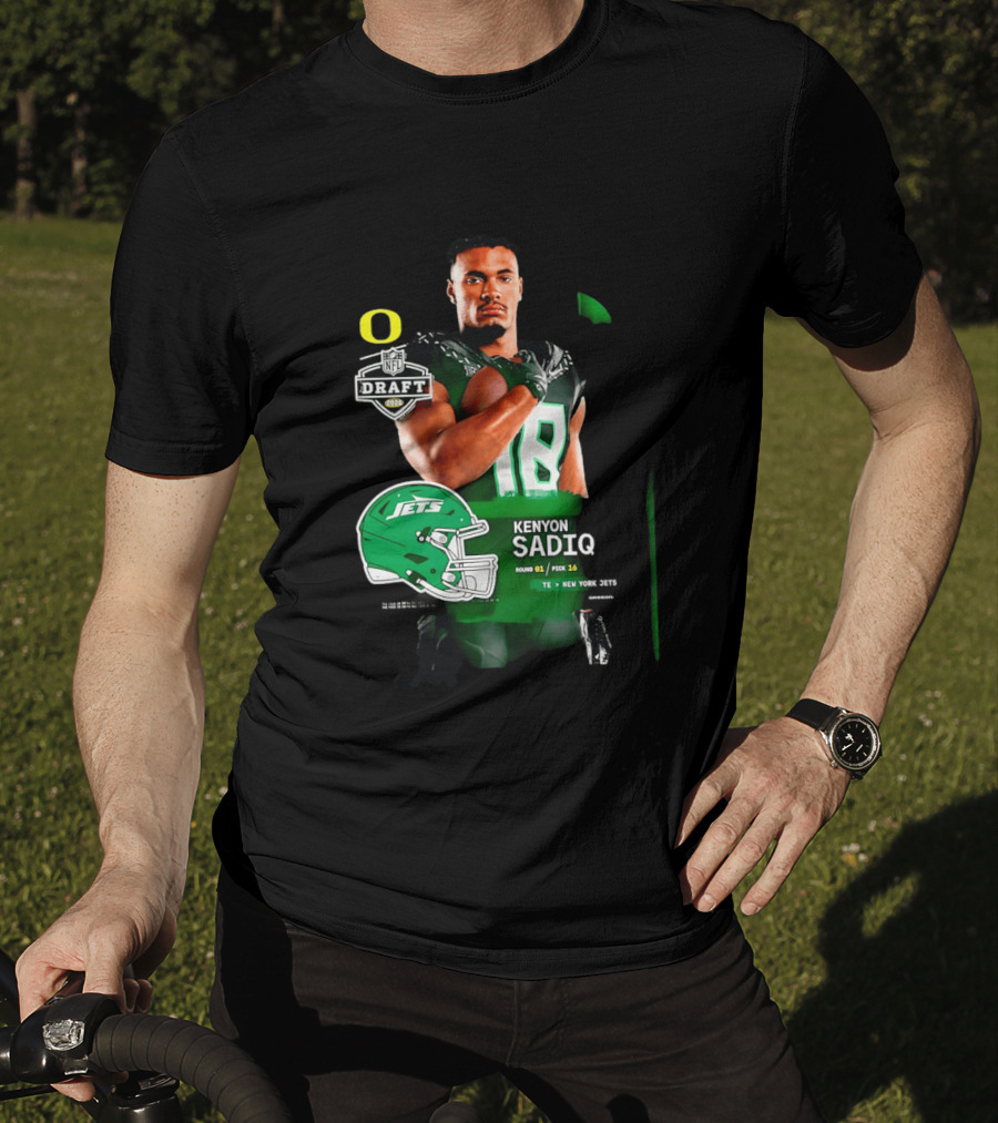 Kenyon Sadiq 2026 NFL Draft Round 1 Pick 16 New York Jets T-Shirt