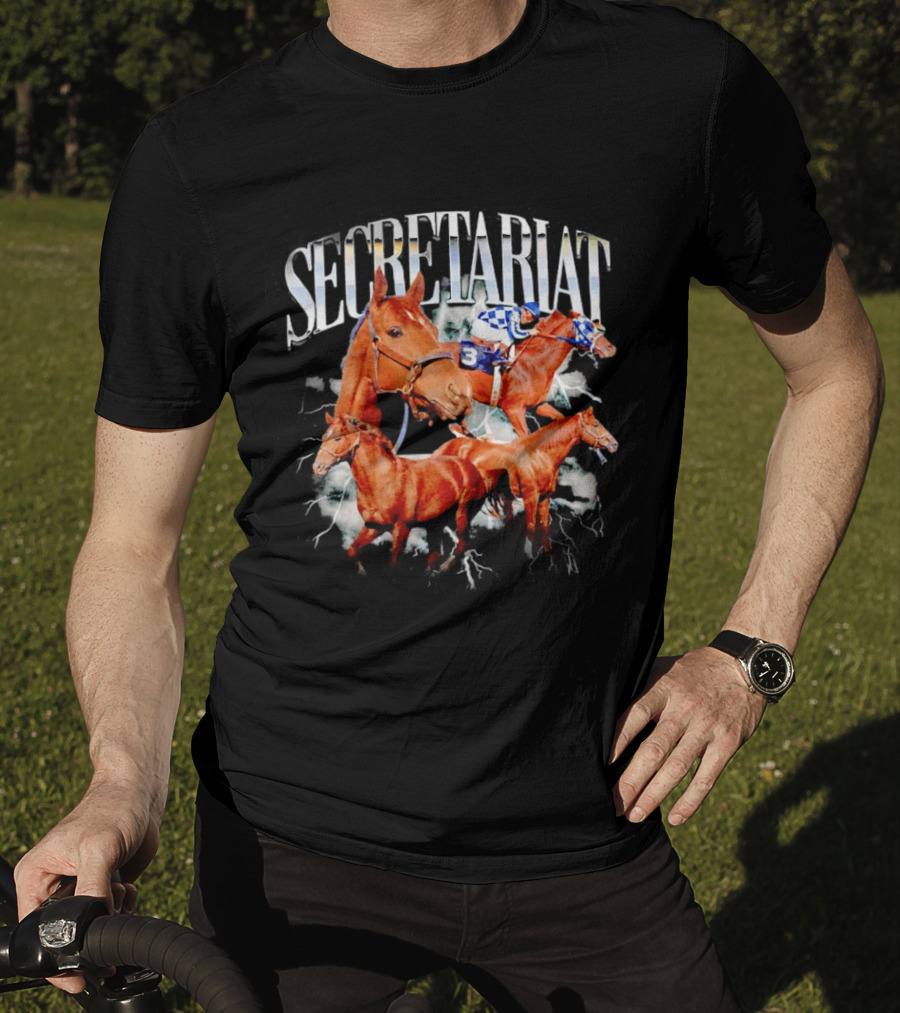 SECRETARIAT Horse Racing Legend Triple Crown Winner T-Shirt