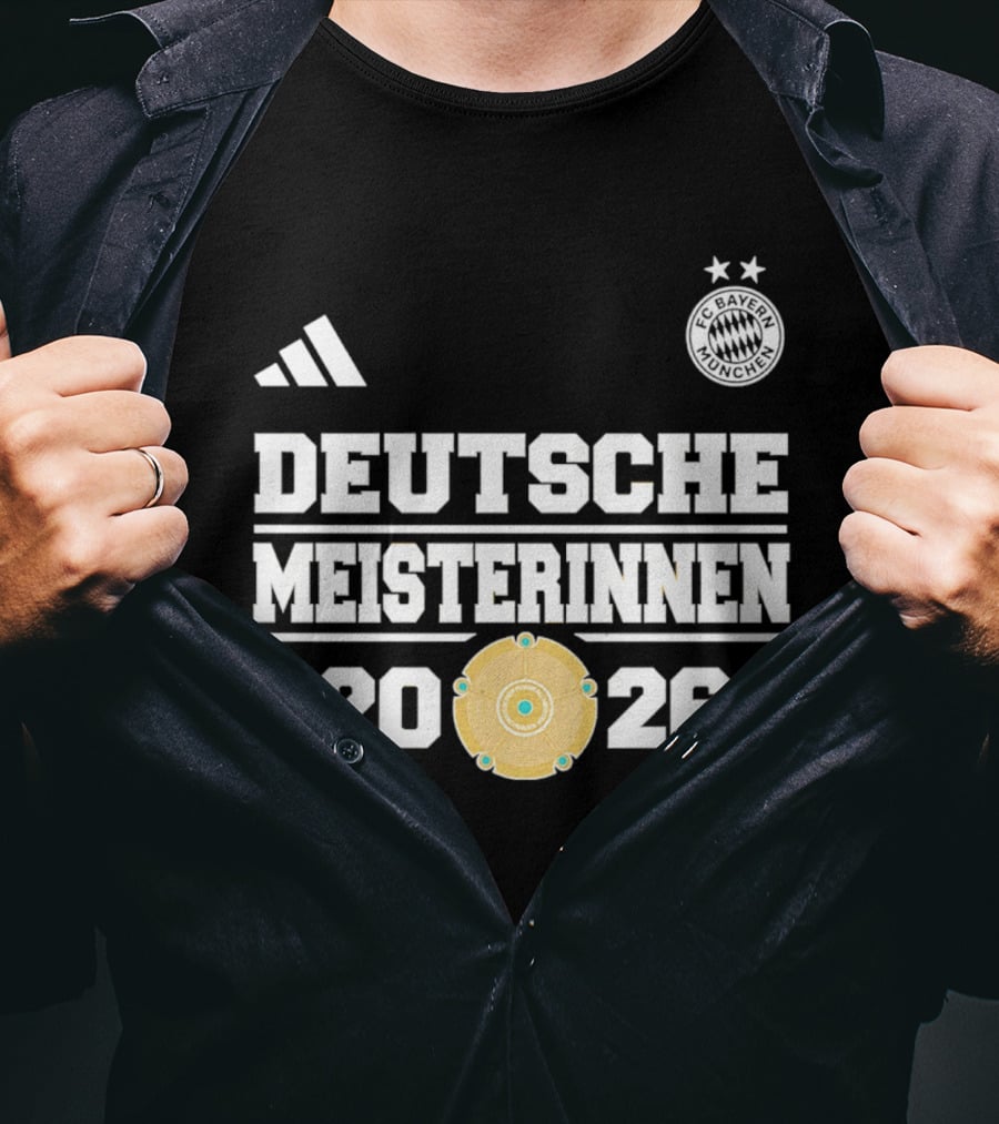 FC Bayern Munich Deutsche Meisterinnen 2026 T-Shirt