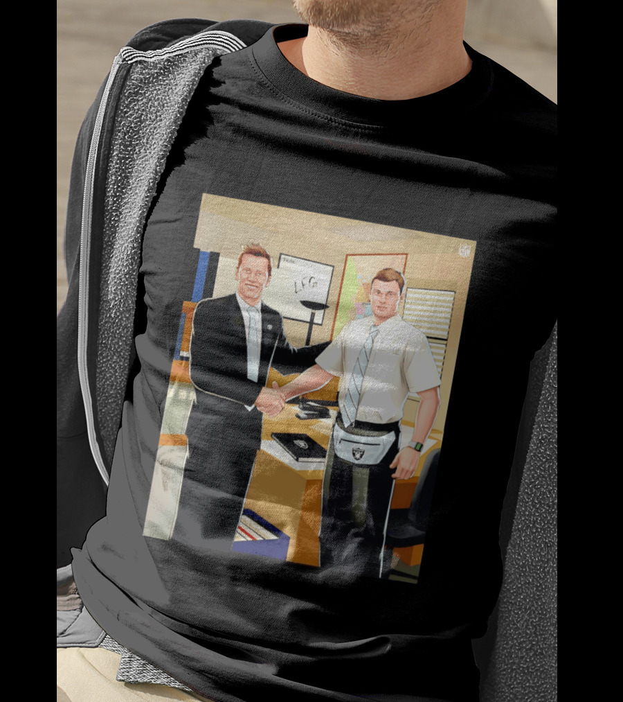 Fernando Mendoza Tom Brady Handshake NFL LFG Las Vegas Raiders T-Shirt