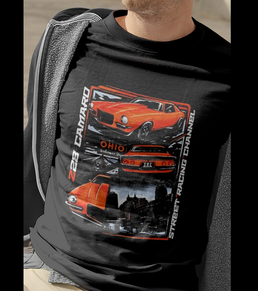 Ohio Welcome Z28 Camaro Street Racing Channel SRL T-Shirt