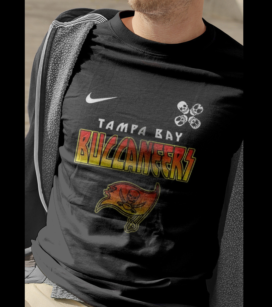 Tampa Bay Buccaneers Rock And Roll All Nite Abbey Road T-Shirt