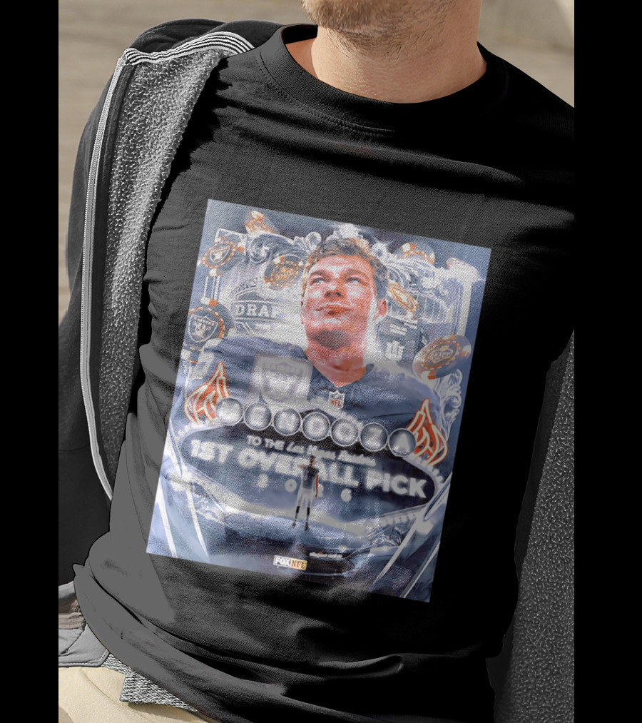 Fernando Mendoza Las Vegas Raiders 1st Overall Pick 2026 NFL Draft Fox Sports T-Shirt