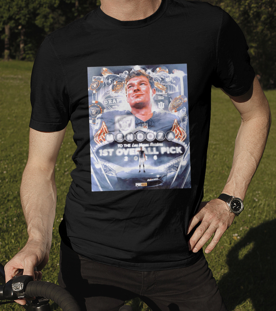 Fernando Mendoza Las Vegas Raiders 1st Overall Pick 2026 NFL Draft Fox Sports T-Shirt