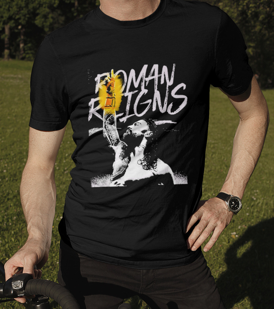 Roman Reigns WrestleMania 42 Champion 2026 Vegas Heavyweight T-Shirt
