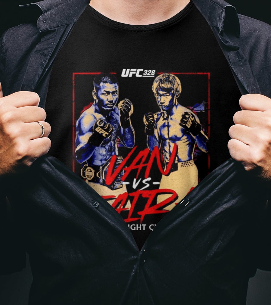 UFC 328 Van Vs Taira Match Up MMA Showdown T-Shirt