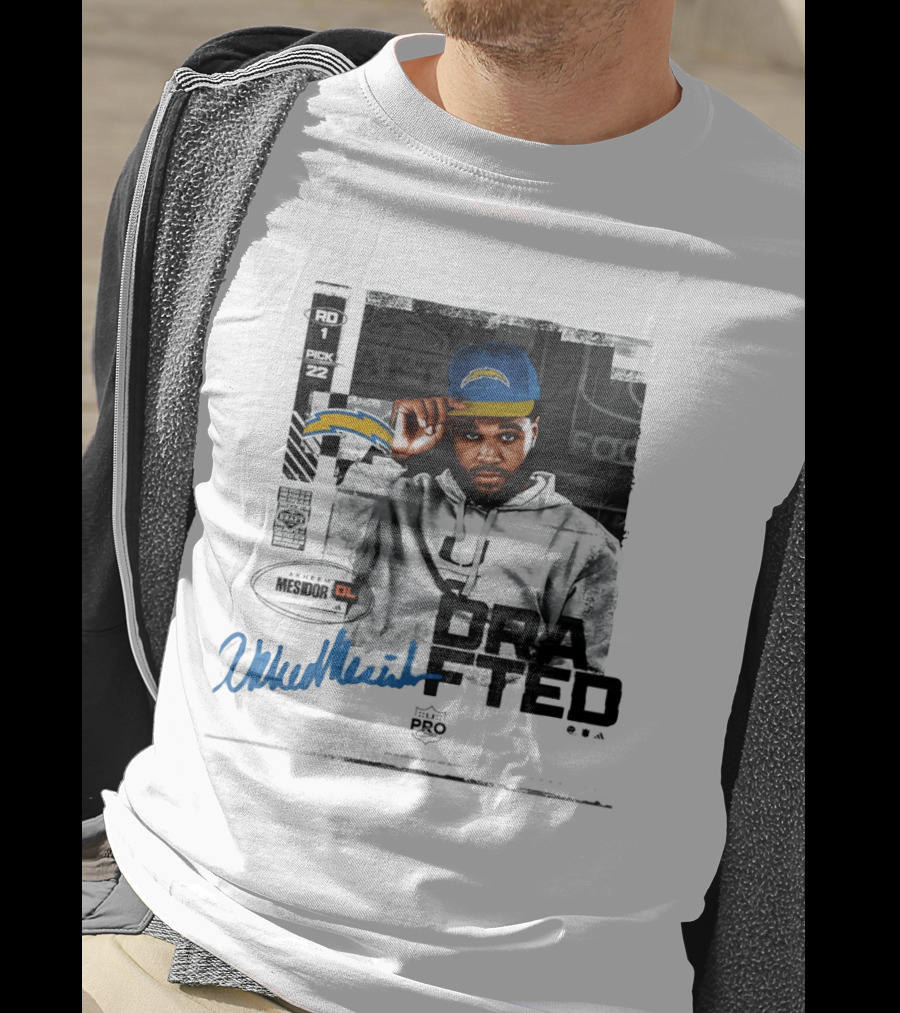 RD 1 Pick 22 Akheem Mesidor Los Angeles Chargers Draft 2026 T-Shirt