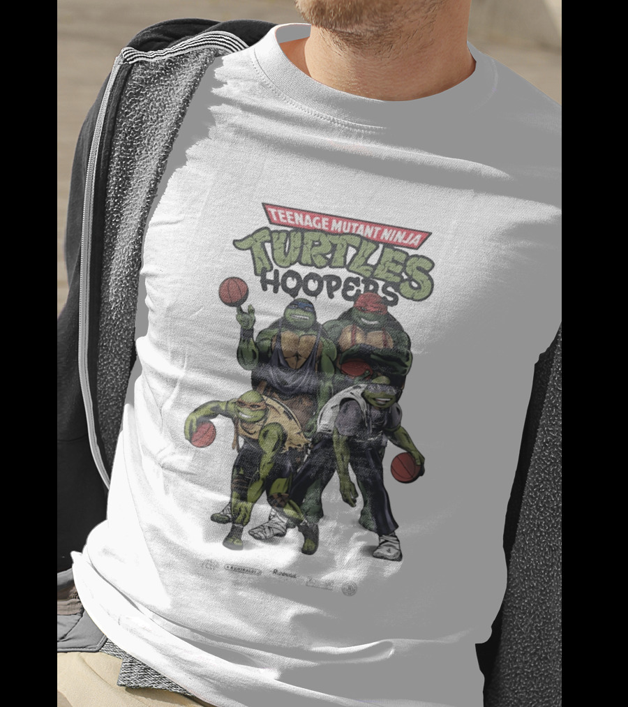 Teenage Mutant Ninja Turtles Hoopers Basketball Crossover New York Knicks T-Shirt