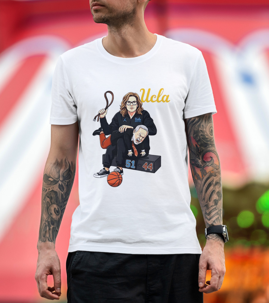 UCLA Bruins Cori Close Vs Vic Schaefer Texas Longhorns 2026 Women's NCAA Tournament Score 51 44 T-Shirt